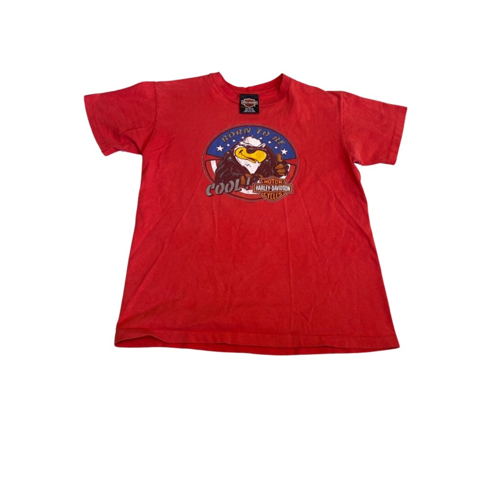 Harley Davidson “Born to be Cool” 1998 biker kids tee